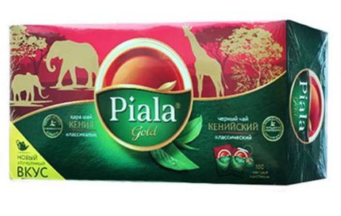Чай Пиала Gold Классический черный, 25 пакетиков