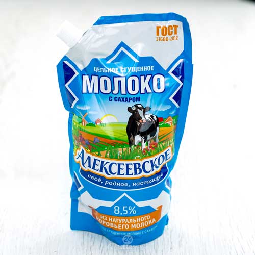 Молоко сгущённое Алексеевское 8,5 % 270 г.