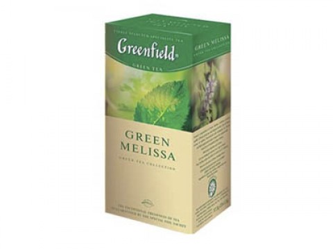 Чай Greenfield Green Melissa зелёный 25 пакетиков