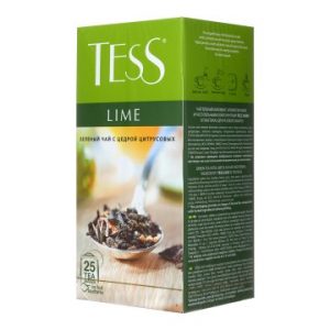 Чай Tess Lime зеленый, 25 пакетиков
