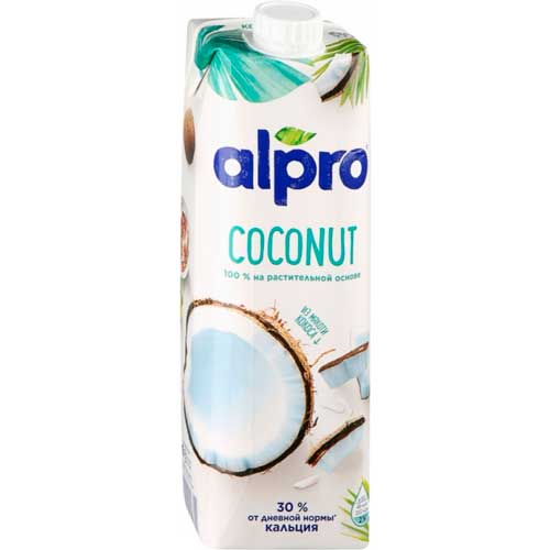 Alpro растительное молоко, кокос 750 мл.